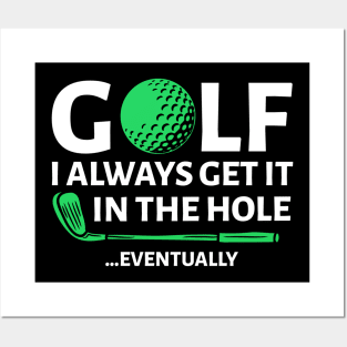 FUNNY GOLFING Posters and Art